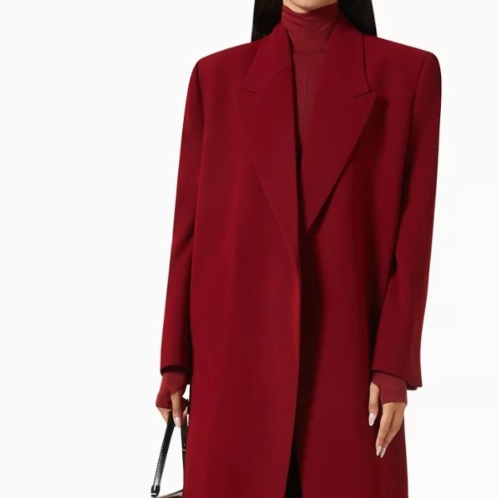 Bouguessa nouf red coat